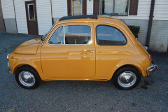 Fiat 500L Yellow 1969 Driver Side View