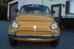 Fiat 500L Yellow 1969 Front View