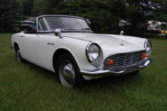 Honda S 600 Roadster White 1965 Passenger Side View