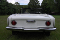 Honda S 600 Roadster White 1965 Rear View