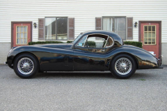 Jaguar XK 120 Coupe Black 1950 Driver Side View