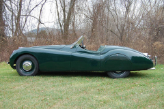 Jaguar XK120 Roadster Green 1950 Driver Side View