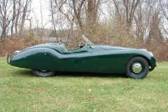 Jaguar XK120 Roadster Green 1950 Passenger Side View