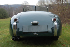 Jaguar XK120 Roadster Green 1950 Rear View