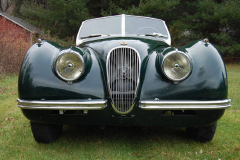 Jaguar XK120 Roadster Green 1950 Front View