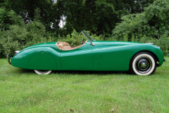 Jaguar XK 120 Roadster Green 1951 Passenger Side View