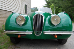 Jaguar XK 120 Roadster Green 1951 Front View