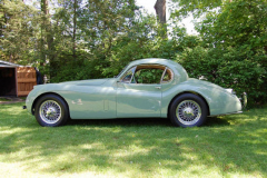 Jaguar XK120 Coupe Green 1953 Driver Side View