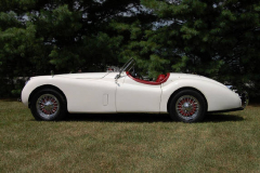 Jaguar XK 120 Roadster White 1954 Driver Side View