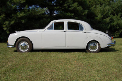 Jaguar Mark 1 Saloon Pearl Grey 1958 Driver Side View