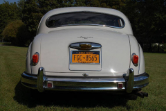 Jaguar Mark 1 Saloon Pearl Grey 1958 Rear View