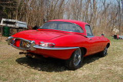 Jaguar XKE Series 1 Roadster Red 1964 Passenger Side View