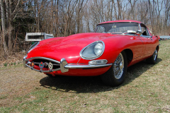 Jaguar XKE Series 1 Roadster Red 1964 Front View