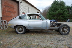 Jaguar XKE 2 Plus 2 Coupe Grey 1968 Passenger Side View