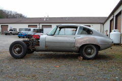 Jaguar XKE 2 Plus 2 Coupe Grey 1968 Driver Side View