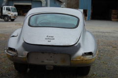 Jaguar XKE 2 Plus 2 Coupe Grey 1968 Rear View