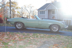 Jaguar XKE Series 1.5 Roadster Green 1968 Passenger Side View