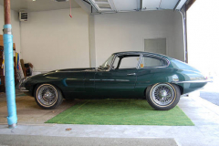 Jaguar XKE Series 1 Coupe Green 1968 Driver Side View