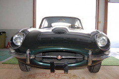 Jaguar XKE Series 1 Coupe Green 1968 Front View