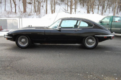 Jaguar XKE Series 2 2 Plus 2 Coupe Black 1969 Driver Side View