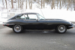 Jaguar XKE Series 2 2 Plus 2 Coupe Black 1969 Passenger Side View