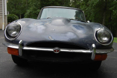 Jaguar XKE Series 2 Coupe Blue 1969 Front View