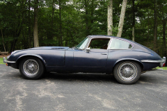 Jaguar XKE Series 2 Coupe Blue 1969 Driver Side View