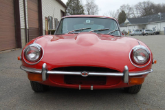 Jaguar XKE Series 2 Coupe Red 1969 Front View