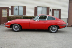 Jaguar XKE Series 2 Coupe Red 1969 Driver Side View