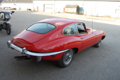 Jaguar XKE Series 2 Coupe Red 1969 Passenger Side View