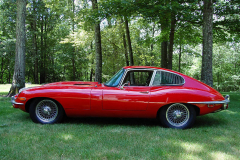 Jaguar XKE Series 2 Coupe Red 1969 Driver Side View
