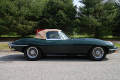 Jaguar XKE Series 2 Roadster Green 1969 Passenger Side View