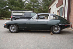 Jaguar XKE Series 2 Coupe 2 Plus 2 Green 1970 Driver Side View