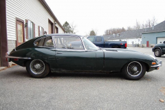 Jaguar XKE Series 2 Coupe 2 Plus 2 Green 1970 Passenger Side View