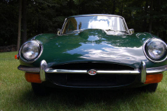 Jaguar XKE Series 2 Coupe Green 1970 Front View