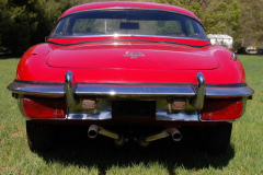 Jaguar XKE Series 2 Roadster Red 1971 Rear View