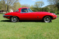 Jaguar XKE Series 2 Roadster Red 1971 Passenger Side View