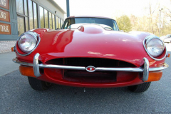 Jaguar XKE Series 2 Roadster Red 1971 Front View