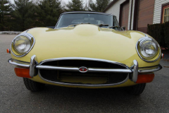 Jaguar XKE Series 2 Roadster Yellow 1971 Front View