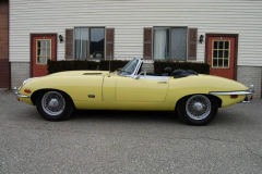 Jaguar XKE Series 2 Roadster Yellow 1971 Driver Side View