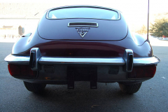 Jaguar XKE Series 3 Coupe Burgundy 1972 Rear View