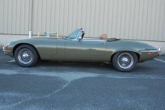 Jaguar XKE Series 3 Roadster Green 1973 Driver Side View