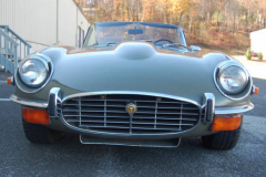 Jaguar XKE Series 3 Roadster Green 1973 Front View