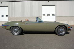 Jaguar XKE Series 3 Roadster Green 1973 Passenger Side View