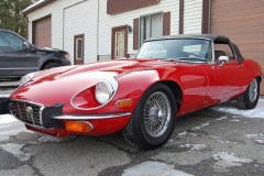 Jaguar XKE Series 3 Roadster Red 1973