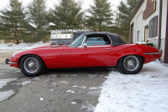 Jaguar XKE Series 3 Roadster Red 1973 Driver Side View