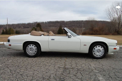 Jaguar XJS Convertible White 1995 Passenger Side View