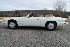 Jaguar XJS Convertible White 1995 Driver Side View