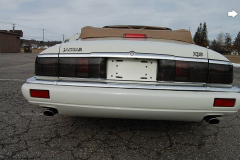 Jaguar XJS Convertible White 1995 Rear View