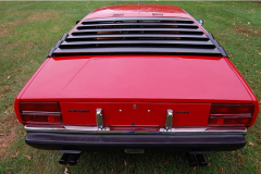 1975 Lamborghini Urraco Red Rear View